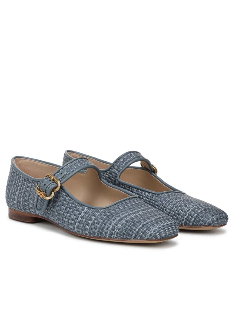 Sam Edelman Michaela Mary Jane Flats Slate Sky Women’s Size 9 M NWT